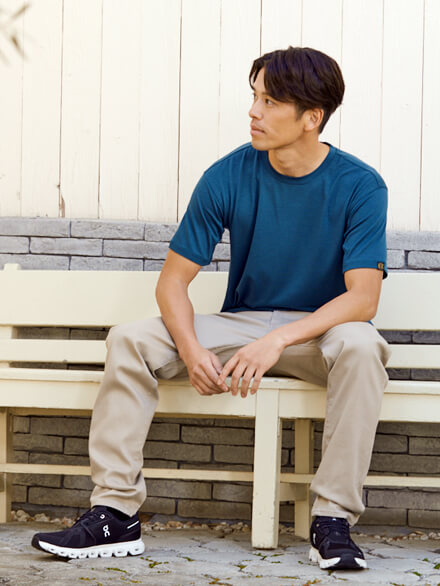 散歩の合間に、軽やかにひと休み